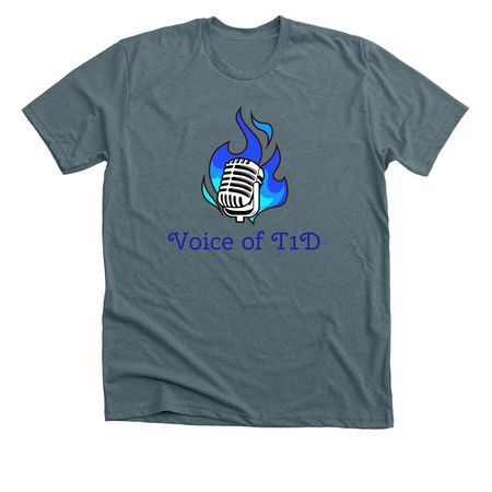 44th Annual Beat the Bridge - BreakthroughT1D, a Heather Slate Premium Unisex Tee