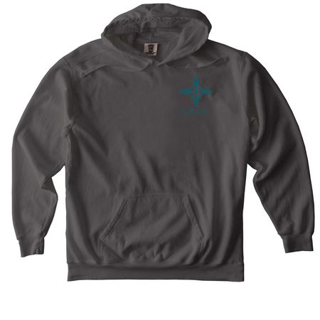 T.R.E.C. SWAG, a Pepper Comfort Colors Pullover Hoodie
