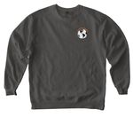 Village Missions, a Pepper Comfort Colors Crewneck Sweatshirt (back-view)