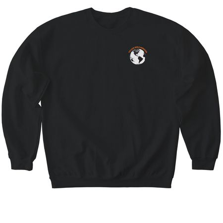 Village Missions, a Black Softstyle Crewneck Sweatshirt