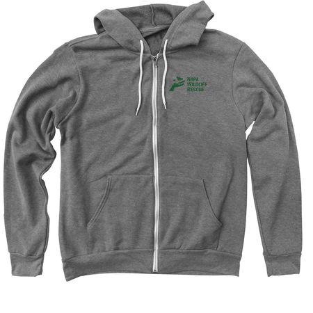Classic Wildlife&nbsp;, a Deep Heather Zip Up Hoodie
