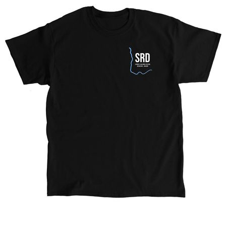 SRD "Fish Splash & River" Shirt & Sweatshirt, a Black Classic Unisex Tee