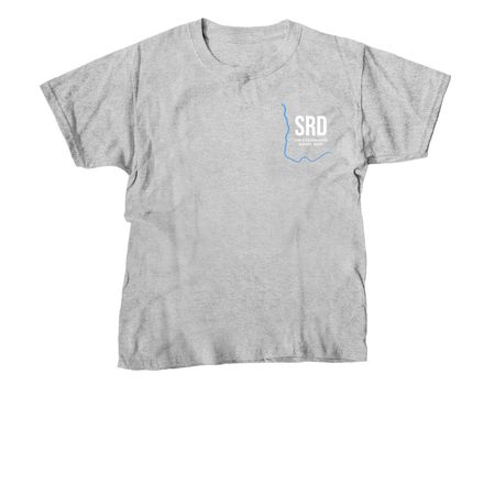 SRD "Fish Splash & River" Shirt & Sweatshirt, a Sport Grey Youth Unisex Tee