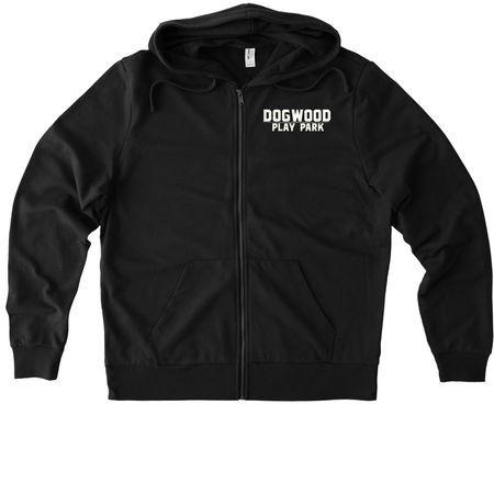 Zip Up Hoodies, a Deep Black Allmade Organic French Terry Zip Up Hoodie
