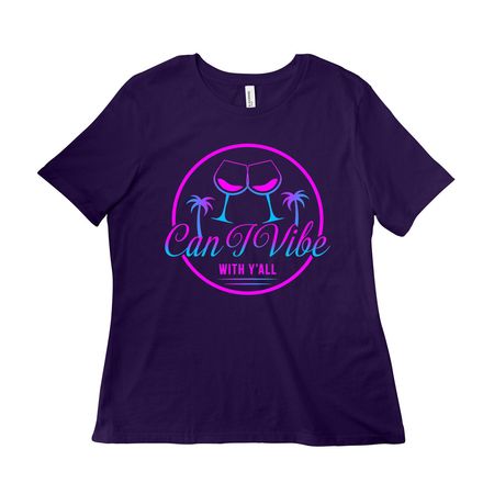 Women's Collection, a Team Purple Women?s Relaxed Cotton Tee