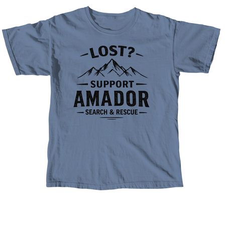 Lost? T-Shirt, one-sided, a Blue Jean Comfort Colors Unisex Tee