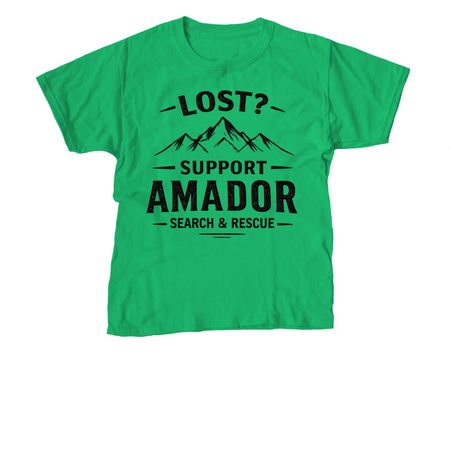 Lost? T-Shirt, one-sided, a Irish Green Youth Unisex Tee