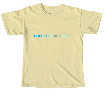 Special Needs Volunteer Shirts 2, a Butter Comfort Colors Unisex Tee