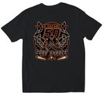 Cords Merch, a Black Softstyle Cotton Tee (back-view)