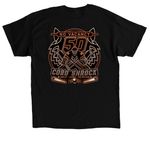 Cords Merch, a Black Classic Unisex Tee (back-view)