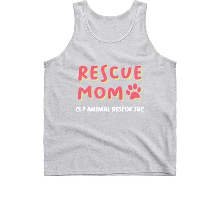 rescue mom tank, a Sport Grey Classic Unisex Tank Top