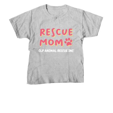 rescue mom tank, a Sport Grey Youth Unisex Tee