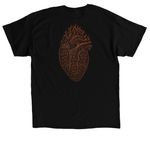 Emmaus Hoodies, a Black Classic Unisex Tee (back-view)