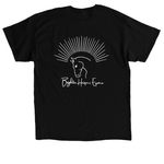 BHE Apparel, a Black Classic Unisex Tee (back-view)