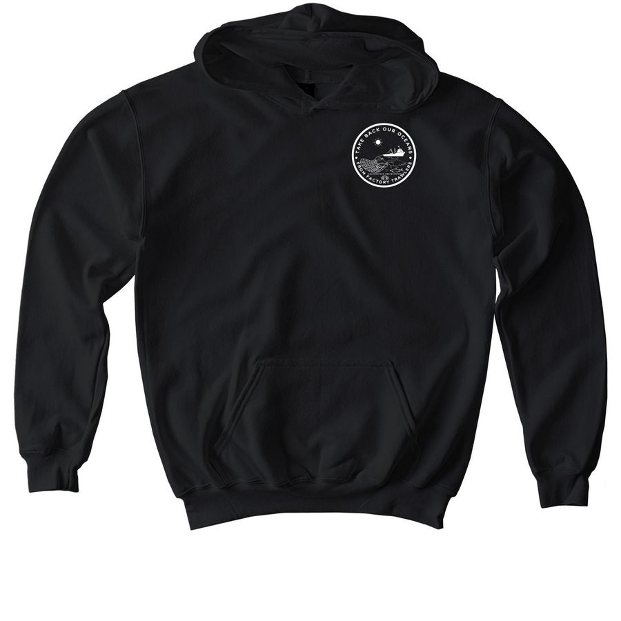 Kids: Kiss your butt goodbye, a Black Softstyle Youth Pullover Hoodie