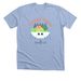 Eat Ugly Veggies, a Heather Baby Blue Premium Unisex Tee