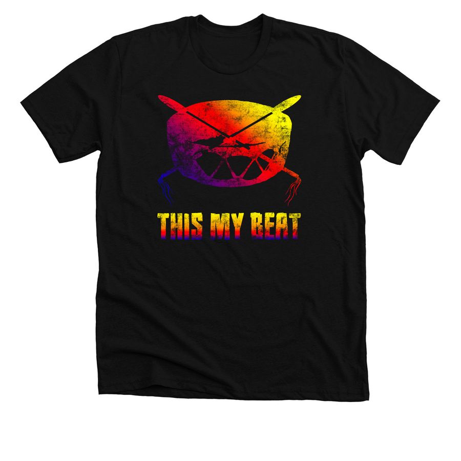 This My Beat, a Solid Black Blend Premium Unisex Tee