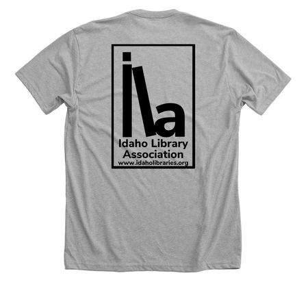 2026 ILA Annual Conference, a Athletic Heather Premium Unisex Tee (back-view)