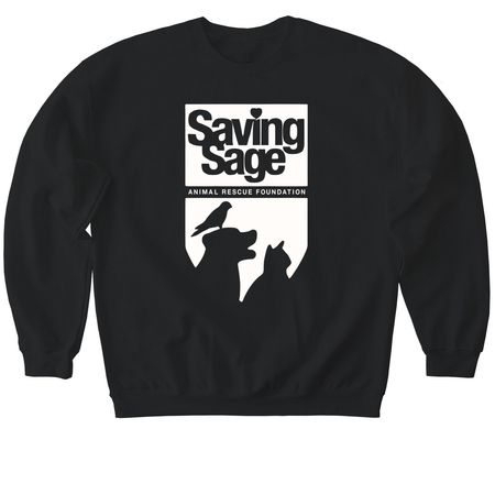Saving Sage, a Black Softstyle Crewneck Sweatshirt