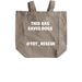 TOTR Tote, a Pumice Recycled Cotton Tote Bag (back-view)