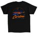 Jump Orange Boat, a Black Classic Unisex Tee (back-view)