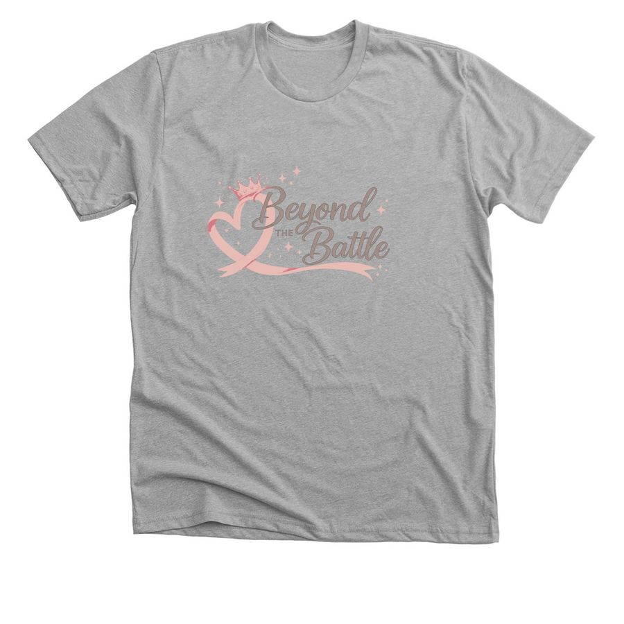 Beyond the Battle&nbsp;, a Athletic Heather Premium Unisex Tee