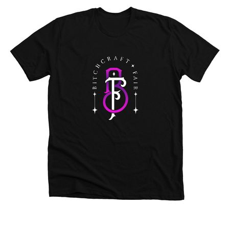 Basic Witch, a Solid Black Blend Premium Unisex Tee