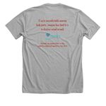 PAINT THE V: Embrace the Bush, a Athletic Heather Premium Unisex Tee (back-view)