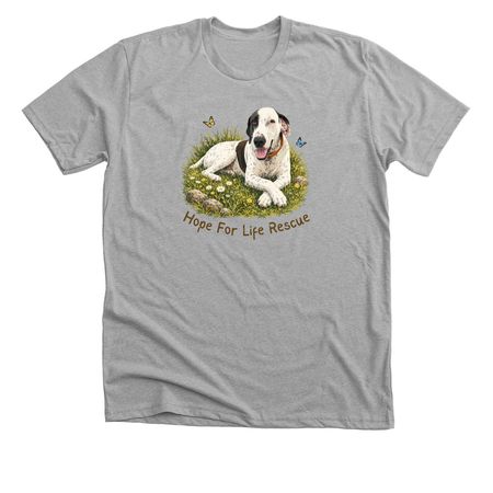 Meet Pearl, a Athletic Heather Premium Unisex Tee