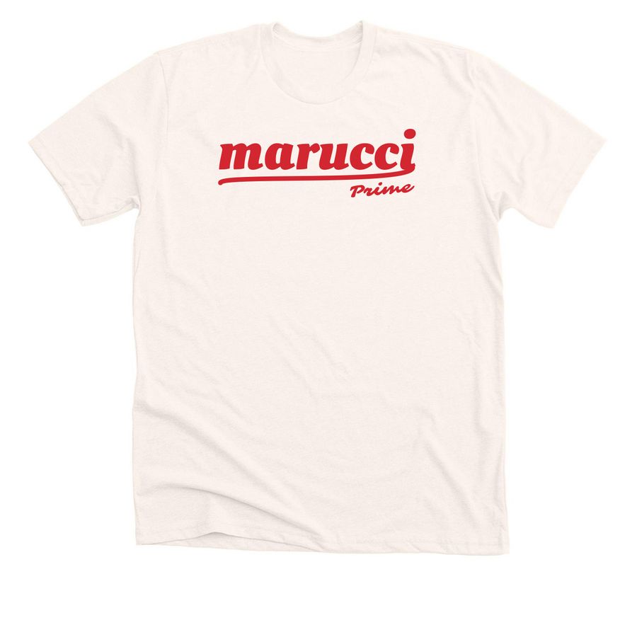Mprime2, a Heather Natural Premium Unisex Tee