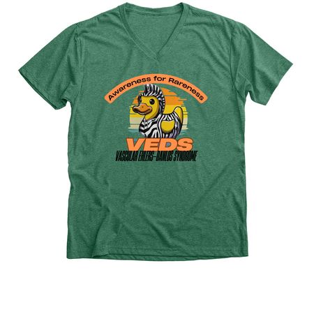 2025 Adventuresinlove4Andie Memorial Event, a Heather Grass Green Premium V-Neck Tee