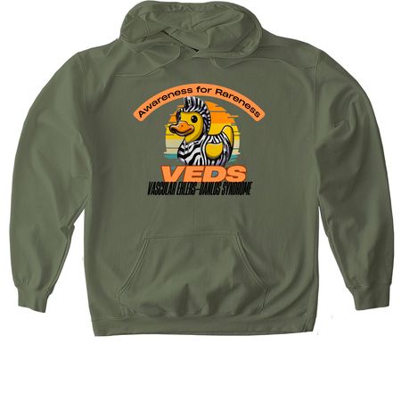 2025 Adventuresinlove4Andie Memorial Event, a Military Green Gildan Softstyle Pullover Hoodie
