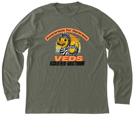 2025 Adventuresinlove4Andie Memorial Event, a Heather Military Green Premium Long Sleeve Tee