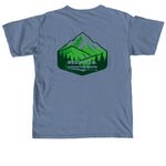 Mountaineer Gear!, a Blue Jean Comfort Colors Unisex Tee (back-view)