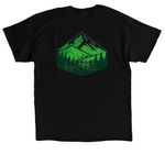 Mountaineer Gear!, a Black Classic Unisex Tee (back-view)