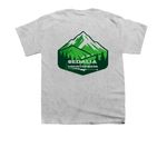 Mountaineer Gear!, a Sport Grey Youth Unisex Tee (back-view)