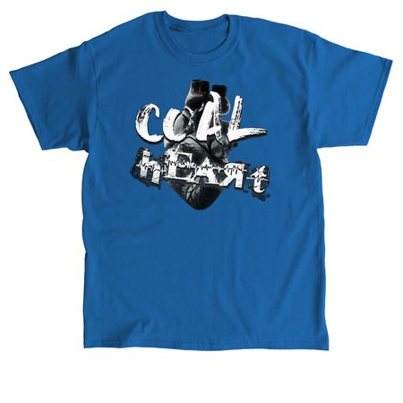 Coal Heart (No Borders), a Royal Classic Unisex Tee