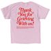 Thank you for grieving with us., a Light Pink Classic Unisex Tee (back-view)