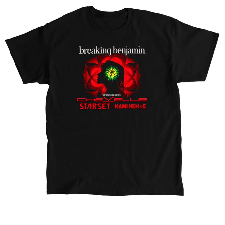 Breaking Benjamin Merch Fall Tour 2026, a Black Classic Unisex Tee