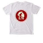 Texas Delenda Est, a White Comfort Colors Pocket Tee (back-view)