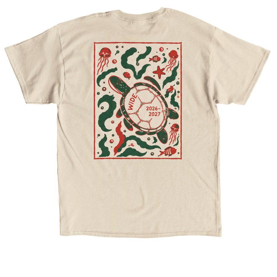 Galveston Leave to Learn, a Sand Classic Unisex Tee (back-view)