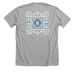 Starry Eye - color, a Athletic Heather Premium Unisex Tee (back-view)