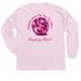 Staying Alive Team Store, a Light Pink Classic Long Sleeve Tee (back-view)