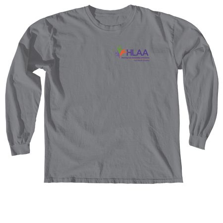 HLAA Fort Worth, a Granite Comfort Colors Long Sleeve Tee