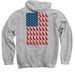 Red, White, Blue & SAL, a Sport Grey Pullover Hoodie (back-view)
