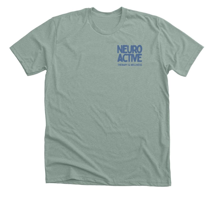 Neuro Nerd Shirt&nbsp;, a Heather Sage Premium Unisex Tee