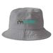 Ball Caps and Bucket Hats, a Grey Printed Bucket Hat