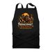 SQUATCH DIVISION | LEGENDARY CAMP APRON, a Black Recycled Bib Apron