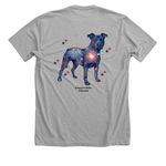 4th of July&nbsp;, a Athletic Heather Premium Unisex Tee (back-view)