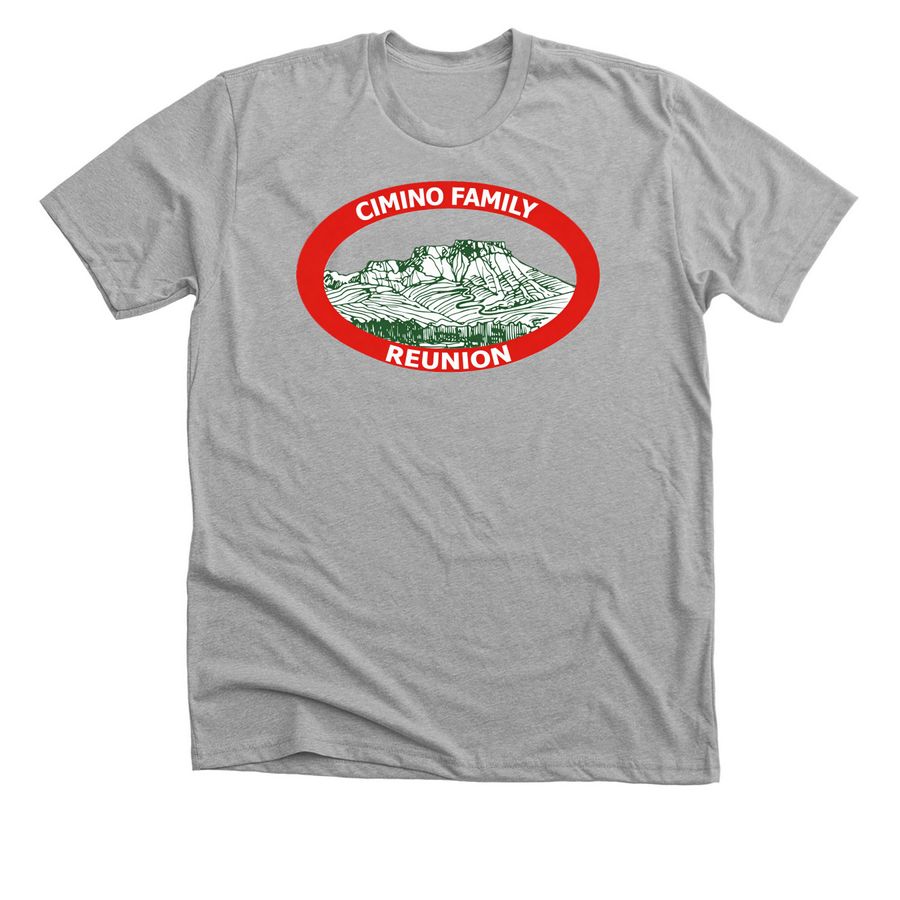 Cimino Family Reunion - Fishers Peak&nbsp;, a Athletic Heather Premium Unisex Tee